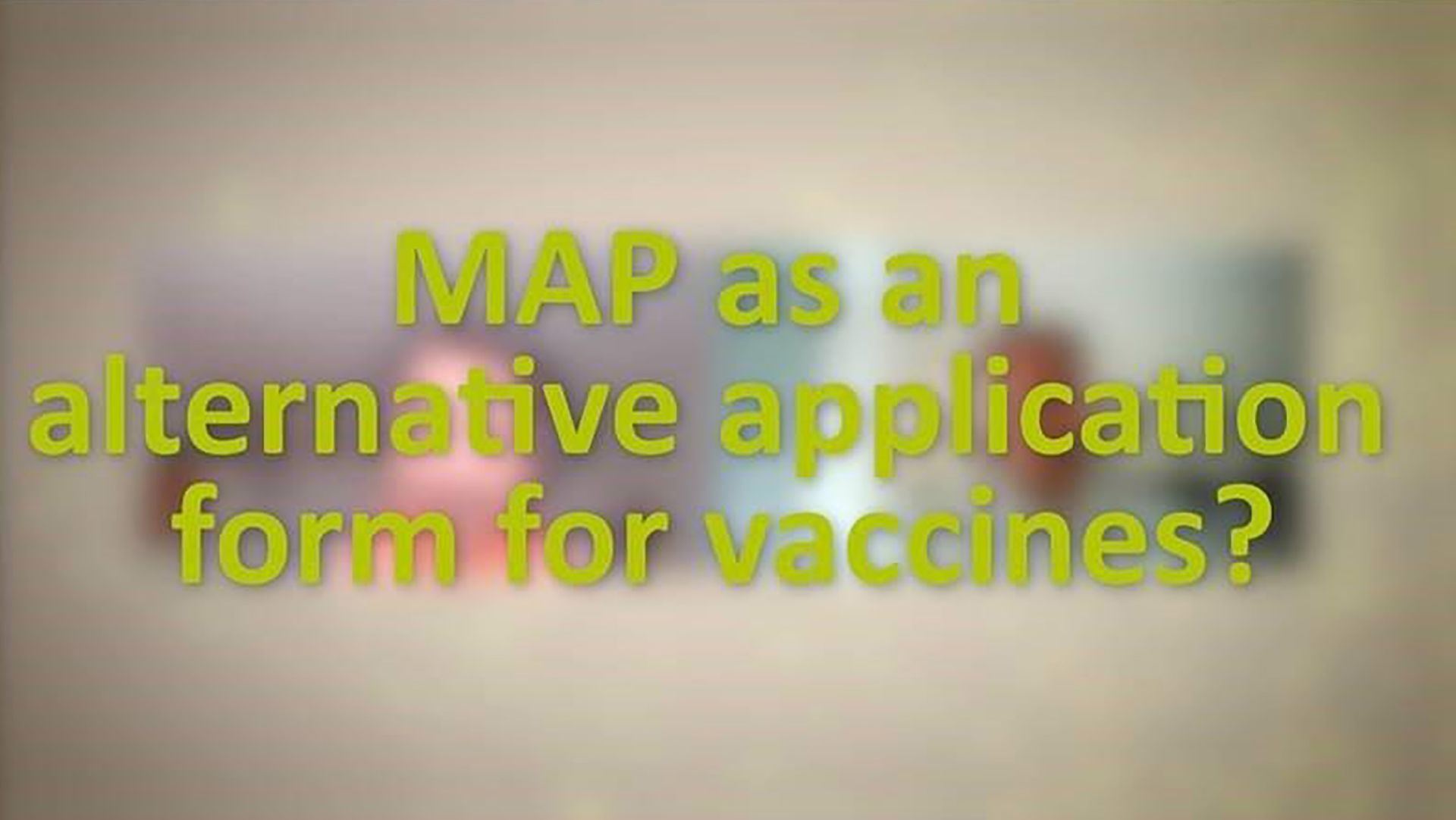MAP alternative to vaccinations