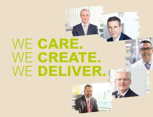 We CARE. We CREATE. We DELIVER. Unsere Bestimmung.