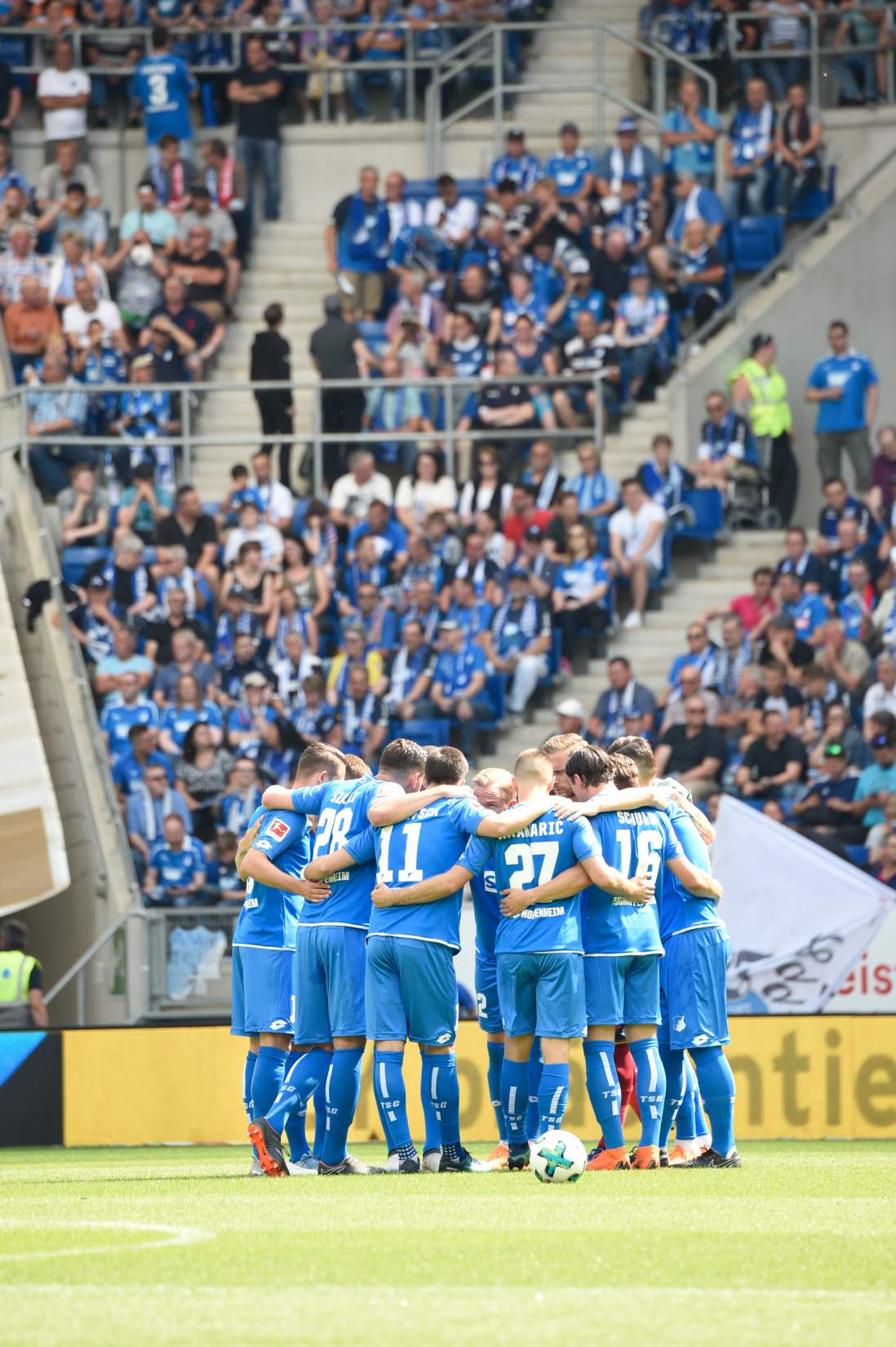 Die TSG Hoffenheim landete am 34. Spieltag sensationell auf dem dritten Tabellenplatz.